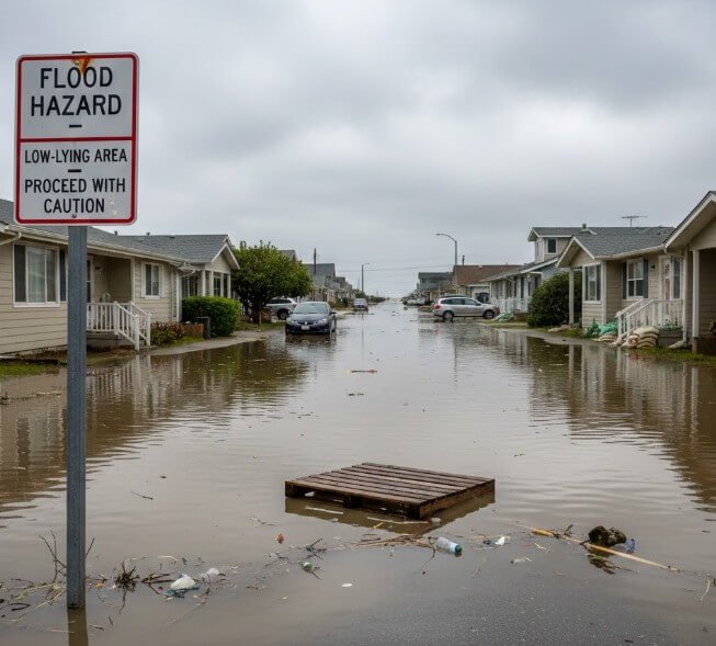 저지대침수